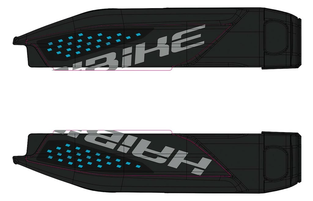 Aufkleber HAIBIKE Sduro/Xduro Für Yamaha-Akku 2018 – Bild 2