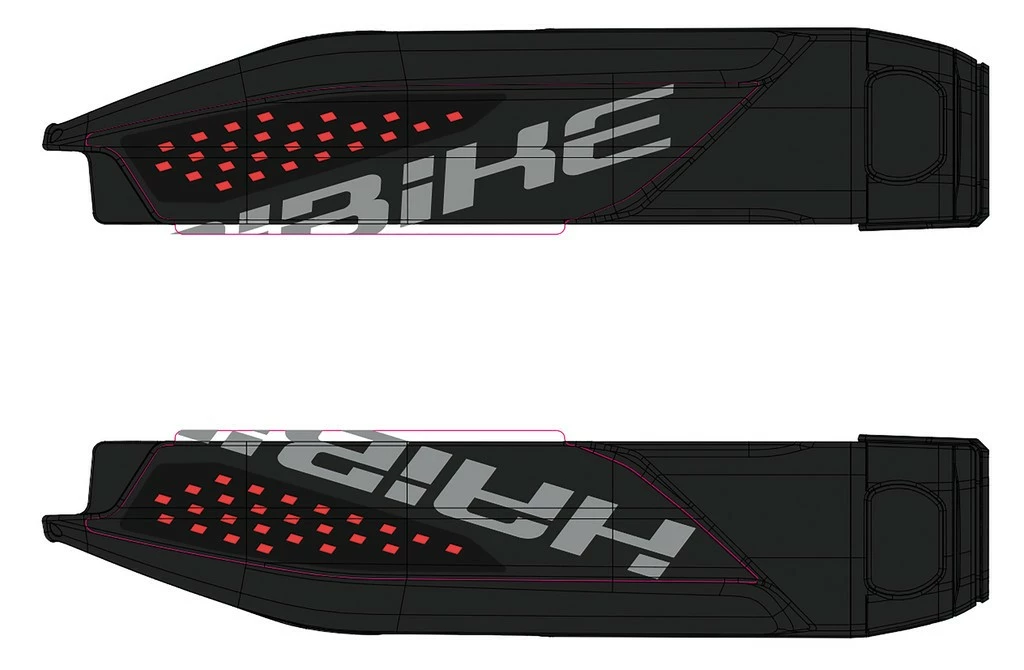 Aufkleber HAIBIKE Sduro/Xduro Für Yamaha-Akku 2018 – Bild 3