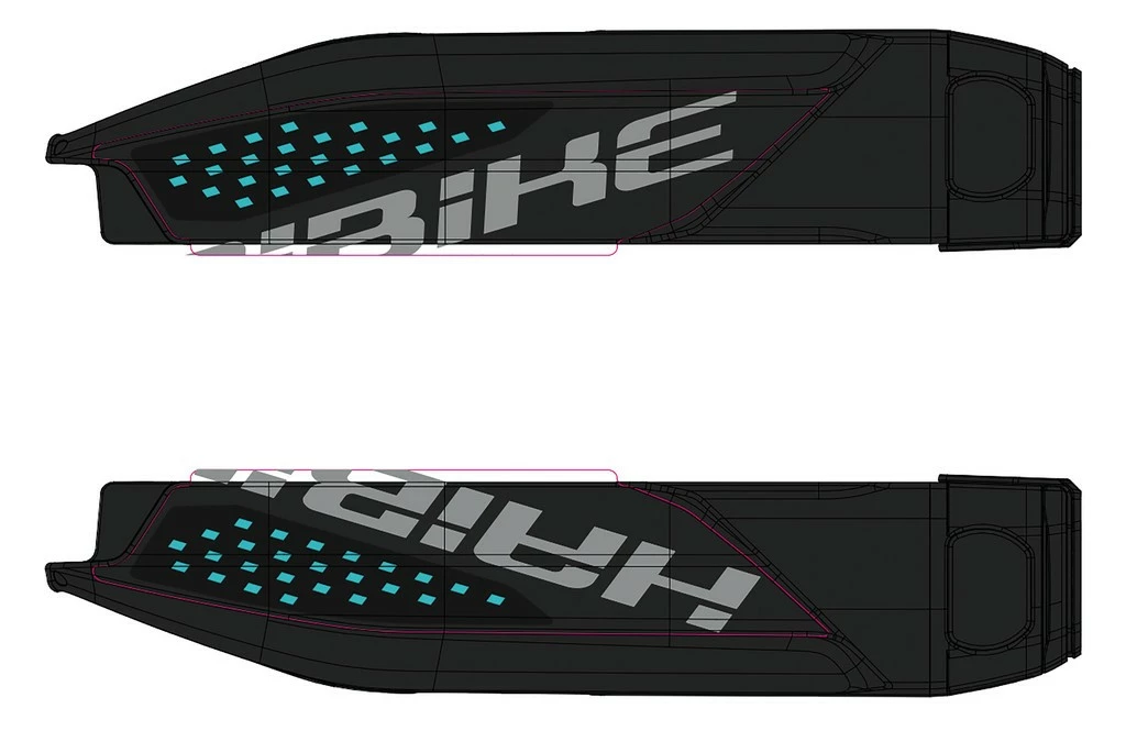 Aufkleber HAIBIKE Sduro/Xduro Für Yamaha-Akku 2018 – Bild 4