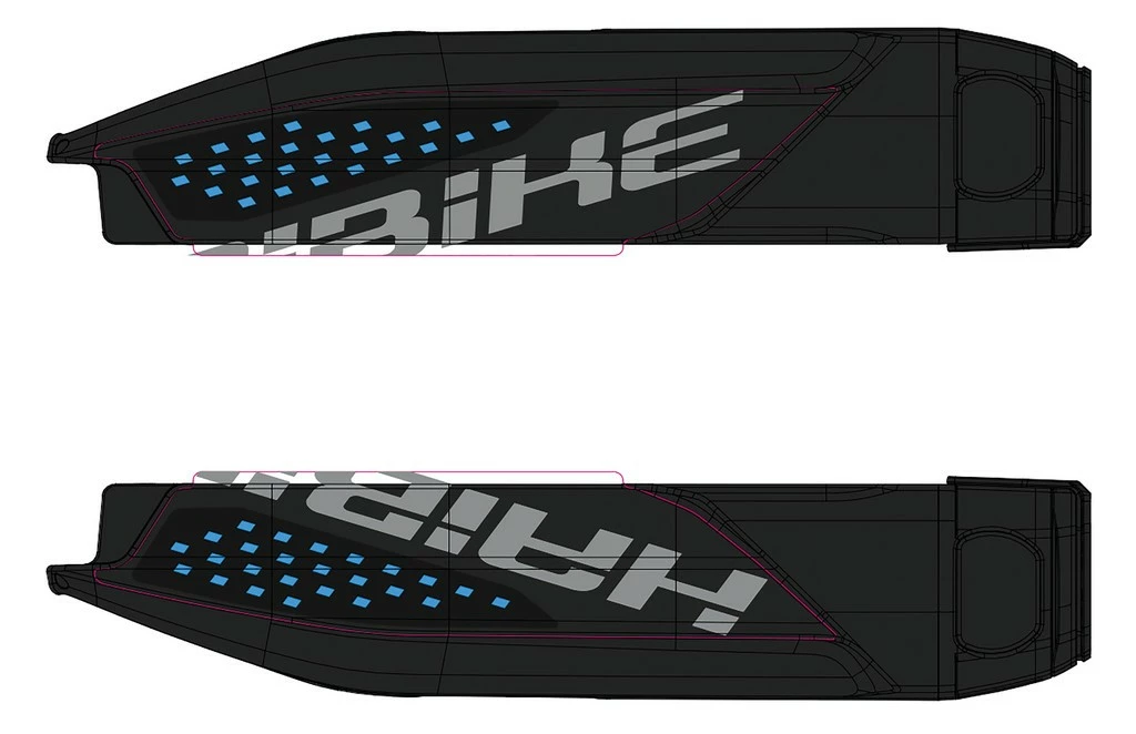 Aufkleber HAIBIKE Sduro/Xduro Für Yamaha-Akku 2018 – Bild 5