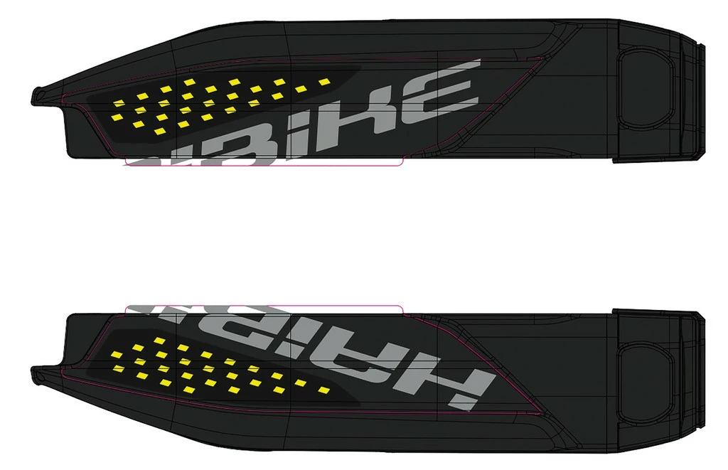 Aufkleber HAIBIKE Sduro/Xduro Für Yamaha-Akku 2018 – Bild 13