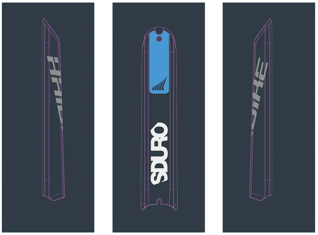 Aufkleber HAIBIKE Sduro/Xduro 2018 Für Bosch Akkuskidplate – Bild 9