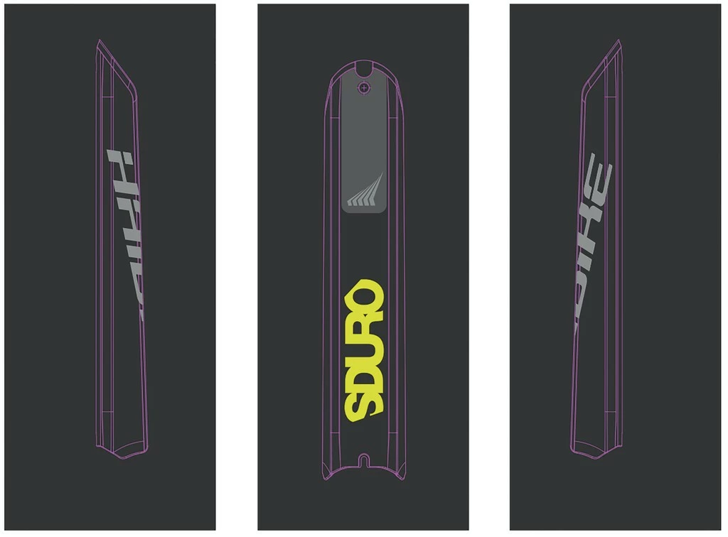 Aufkleber HAIBIKE Sduro/Xduro 2018 Für Bosch Akkuskidplate – Bild 8