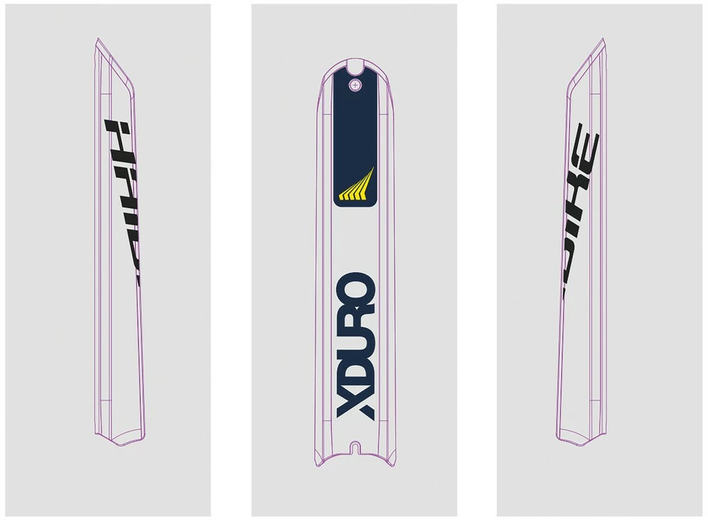 Aufkleber HAIBIKE Sduro/Xduro 2018 Für Bosch Akkuskidplate – Bild 4