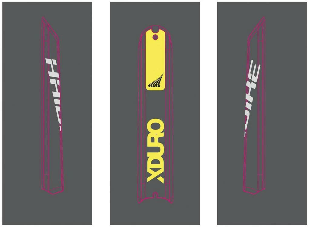 Aufkleber HAIBIKE Sduro/Xduro 2018 Für Bosch Akkuskidplate – Bild 12