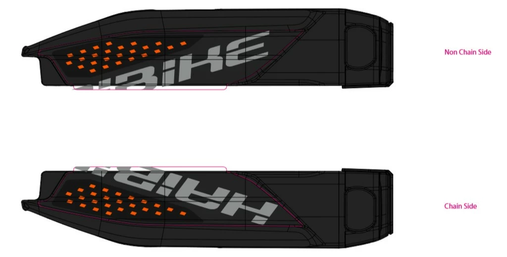 Aufkleber HAIBIKE Sduro/Xduro Für Yamaha-Akku 2018 – Bild 17