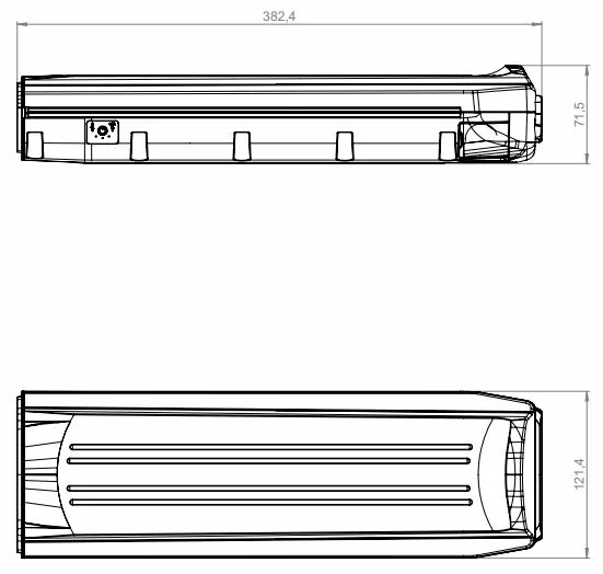 E-Bike Vision - EBV E-Bike Battery, Kompatibel Zu Gazelle Innergy 36 V Gepäckträger 416 Wh – Bild 2