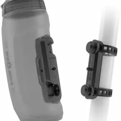 Fidlock Twist Bottle 590 Trinkflasche Transparent Schwarz + Uni Base