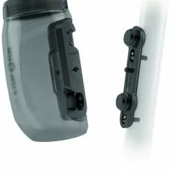 Fidlock Twist Bottle 450 Trinkflasche Transparent Schwarz + Bike Base