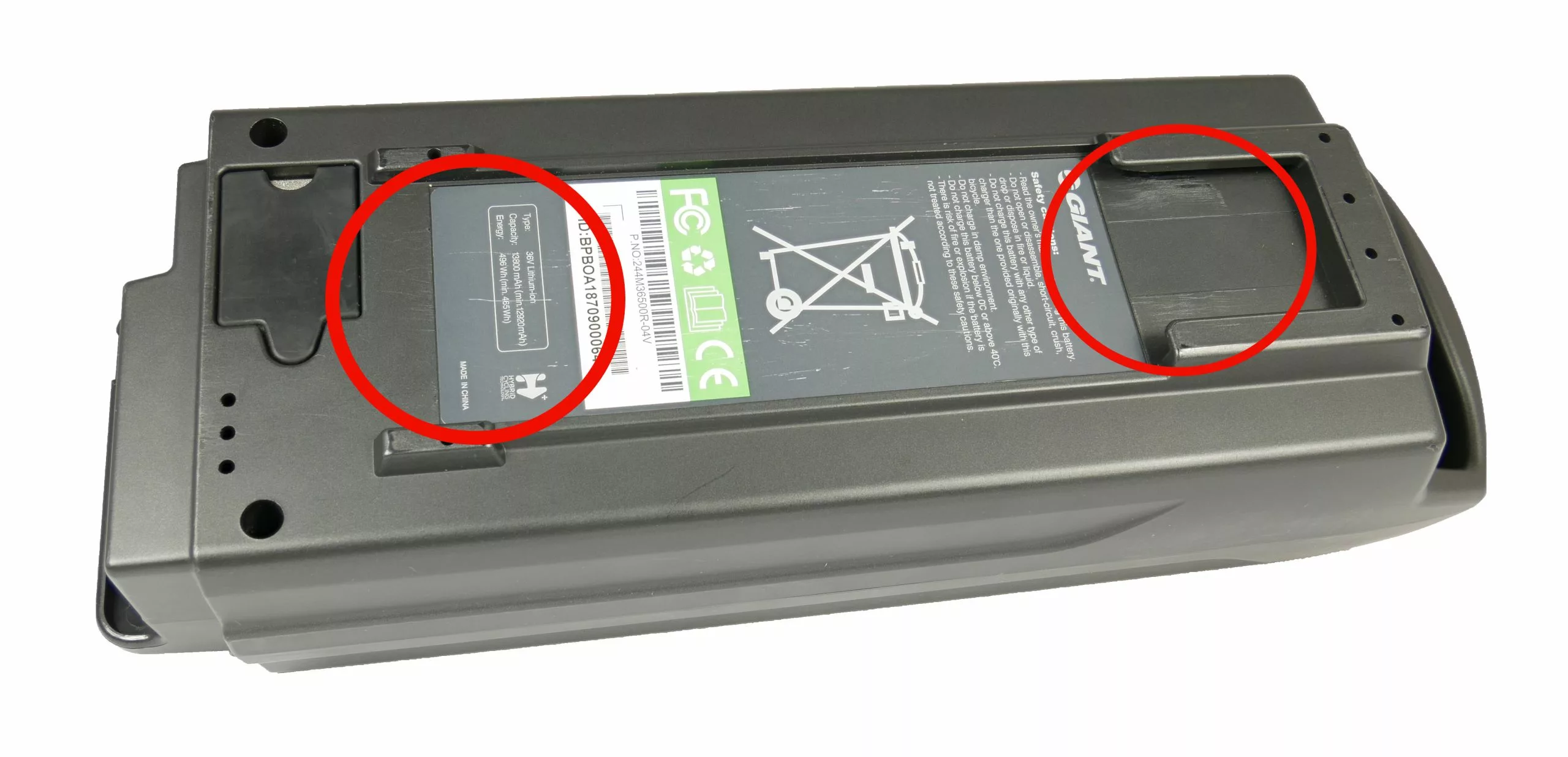 Pre-owned - Giant EnergyPak Rear Carrier Battery 500 Wh 5 Pin â Bild 2