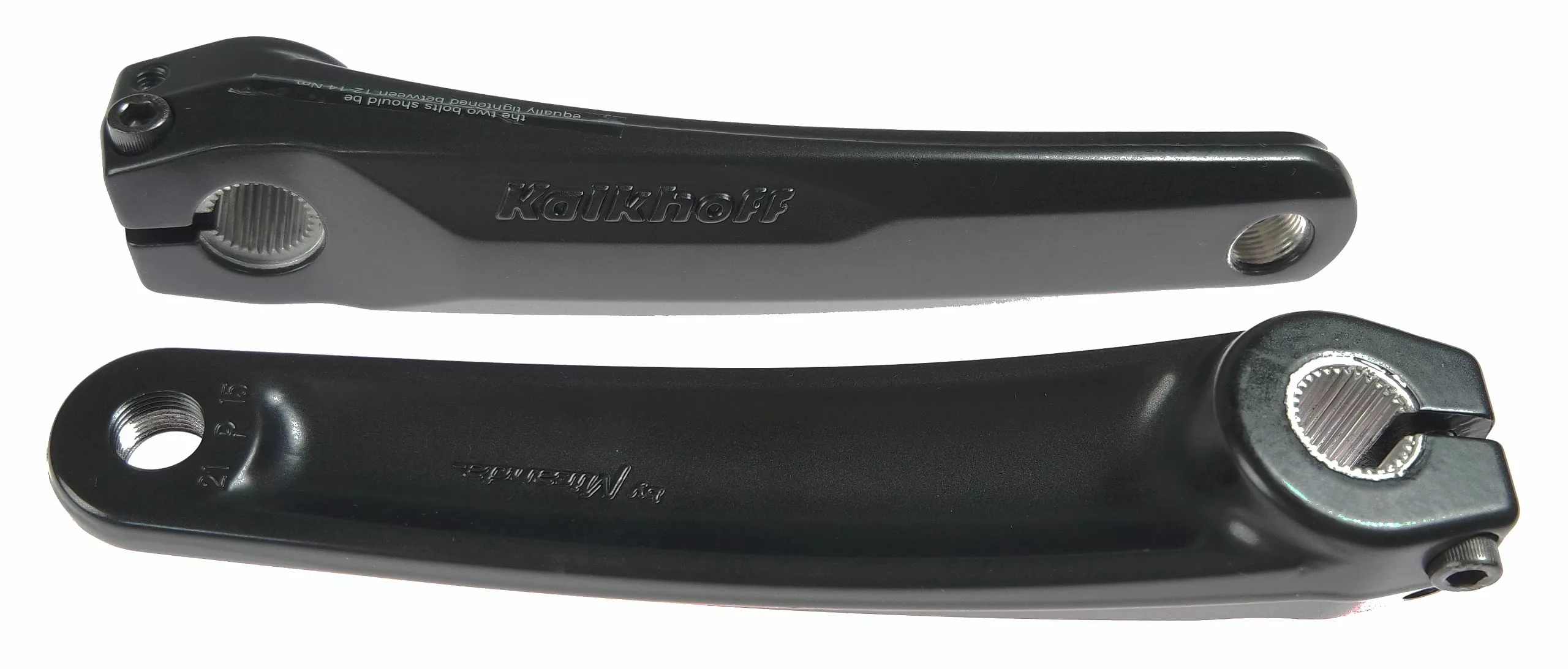 Kalkhoff Elektrofahrrad Viel-Kant-Kurbel-Set Schwarz