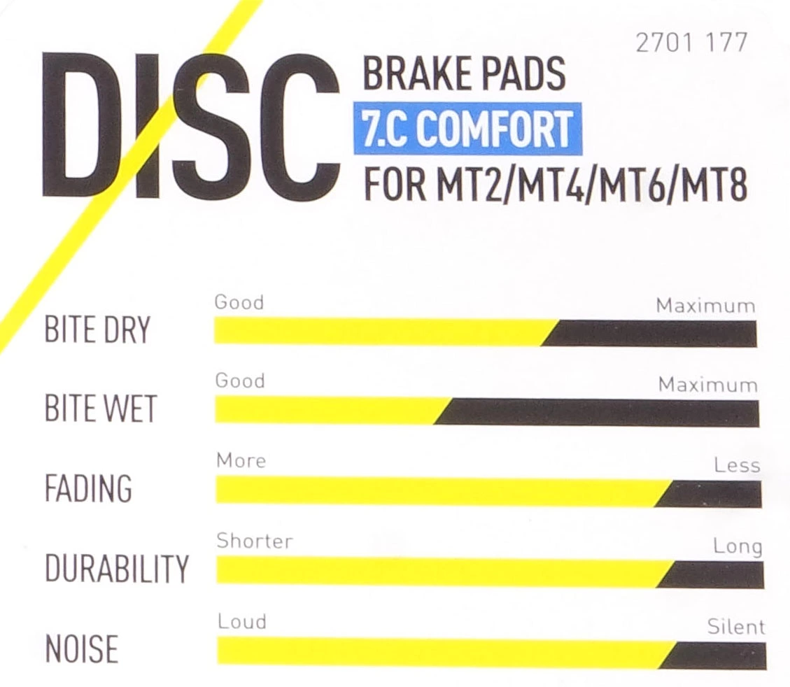 Magura Bremsbelag 7.C / 7.P Inkl. Belaghalteschraube – Bild 2