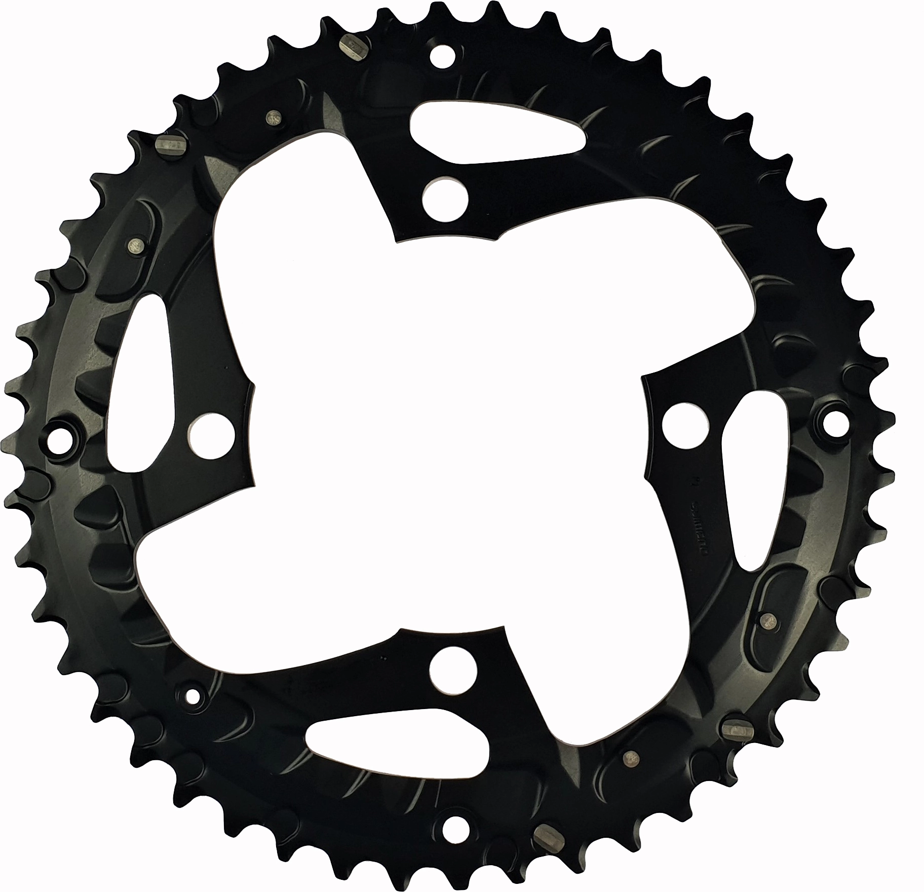 Shimano Deore LX Kettenblatt Aluminium Schwarz 48 Zähne 104mm – Bild 2