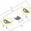 SHIMANO Lenkerschelle (rechts+links) Für STEPS Display SC-E6100