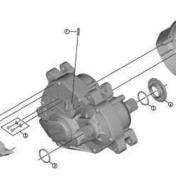 SHIMANO Schrauben Für STEPS Abdeckung SM-DUE80, SM-DUE70, SM-DUE61 (6 Stk.)
