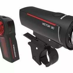Trelock Licht-Set LS 300 I-GO VECTOR